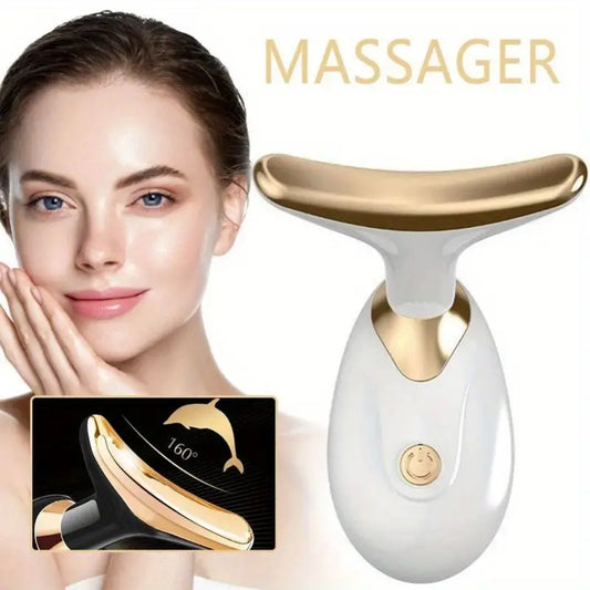 Masajeador de Estiramiento Facial para el Cuello Blanco
